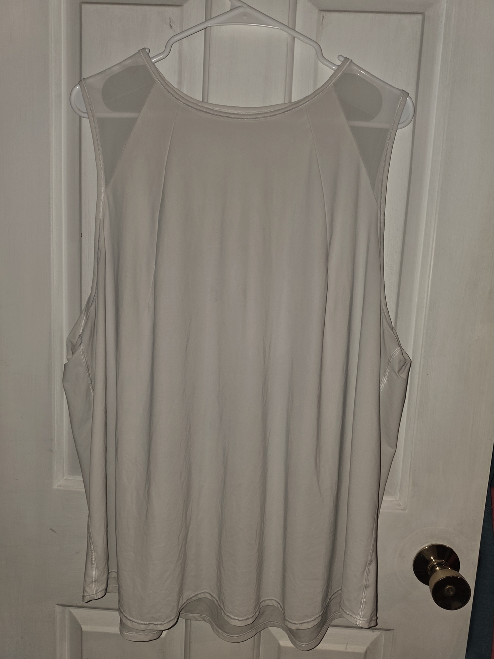 lululemon athletica Light Gray Sleeveless Athletic Tank